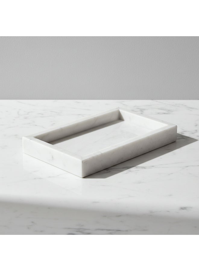 Home Box Royal Marble Bath Tray - White - Image 1